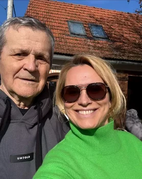 Tatăl Andreei Esca a împlinit 87 de ani - Foto: Instagram 