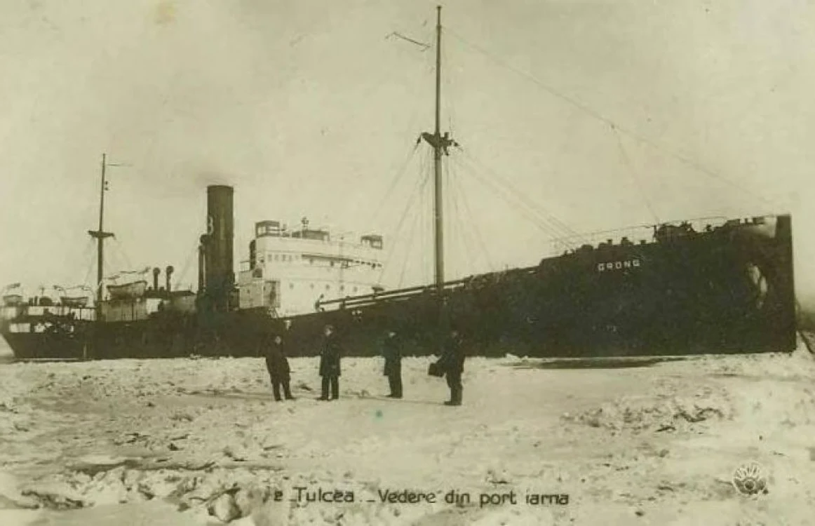 Dunărea îngheţată FOTO Colecţie Nicolae Ariton