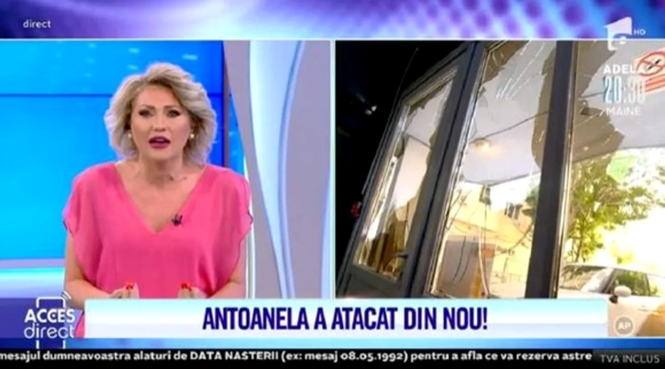 Agresoarea Mirelei Vaida a încercat să pătrundă din nou în sediul Antenei 1