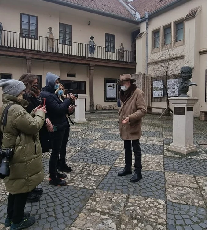 Conferinţă de presă cu managerul Muzeului Naţional Brukenthal Sibiu - prof univ dr Sabin Luca Foto Muzeul Brukenthal