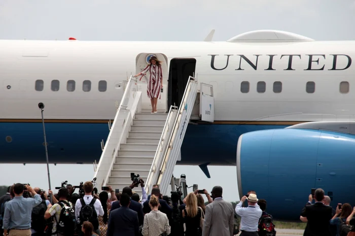 Melania Trump, în turneu în Africa Foto: EPA/EFE