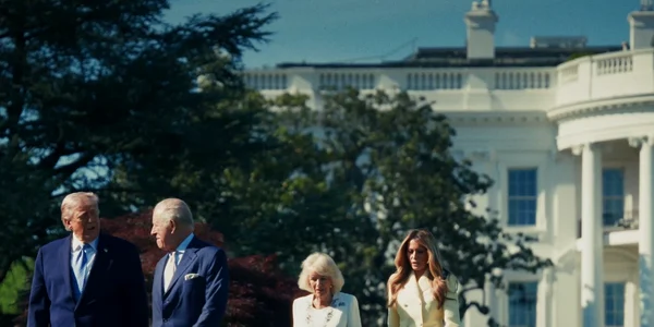  Regele Charles și regina Camilla la Casa Albă, intampinati de trump și melania FOTO: captura video X/@WhiteHouse