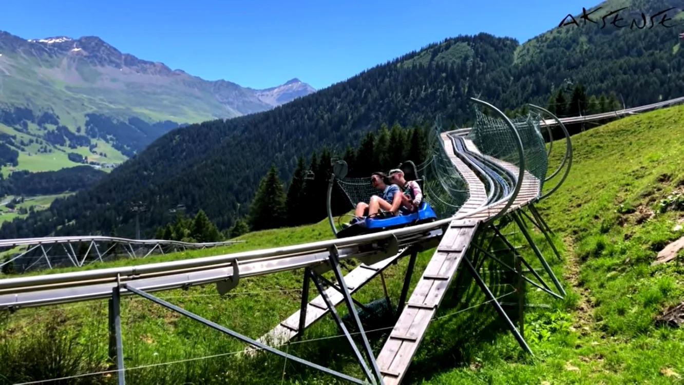 Apline coaster - bob de vară în Alpii Elveţiei Foto You Tube