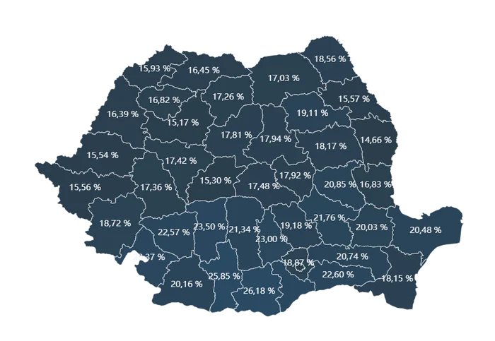 Prezența la vot, la ora 12.00. FOTO Prezenta.roaep.ro