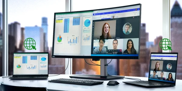 Lenovo monitor cu Thunderbolt 4