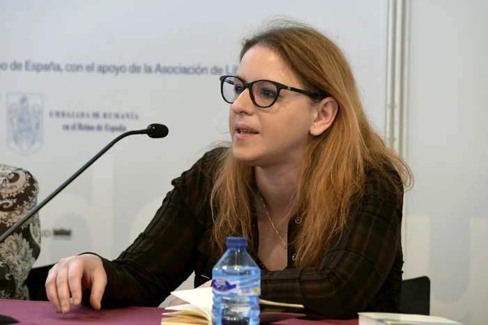 Adina Popescu Targ de carte Madrid