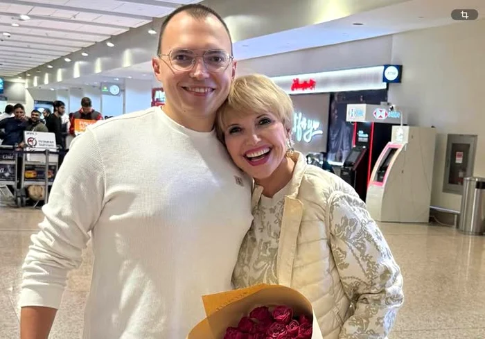 Marina Almășan alături de fiul ei / FOTO: Facebook