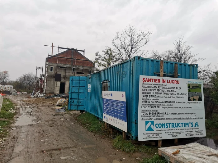 Se construiește muzeul de la Parța FOTO Ștefan Both