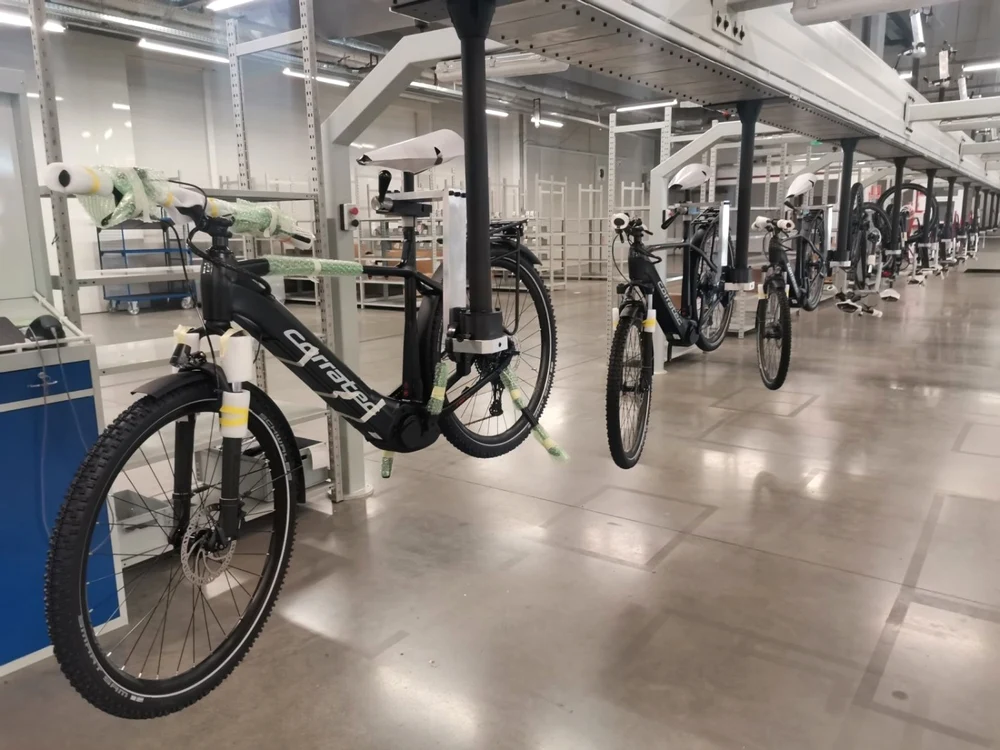 Inaugurarea fabricii de biciclete Corratec de la Timişoara FOTO Ştefan Both