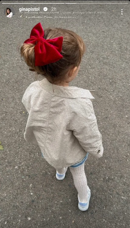Imaginea postată de Gina Pistol cu fiica sa / foto: Instagram