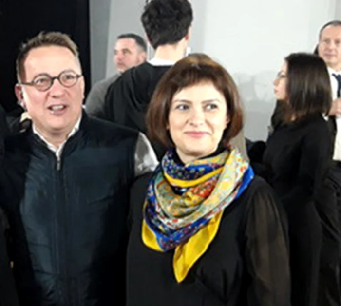 Vizante, alături de soția sa din viața reală, Cristina