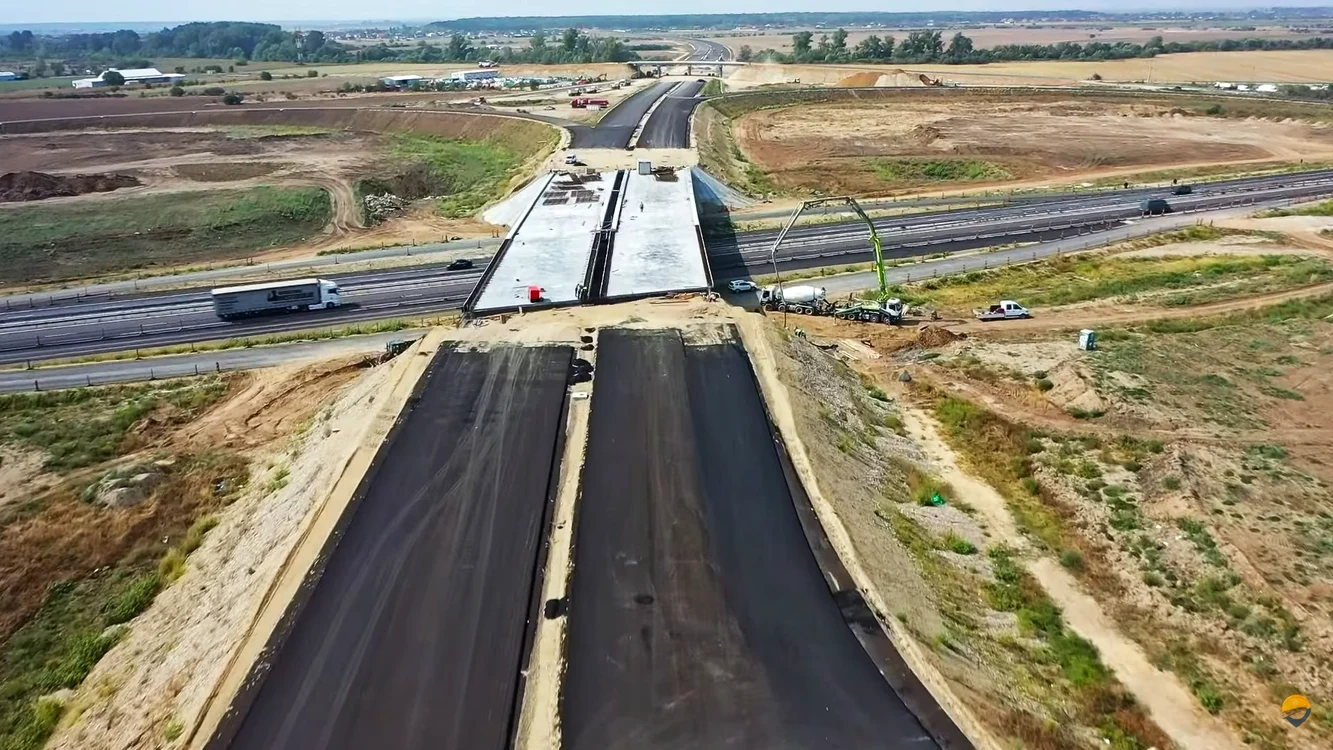 Inaugurare de 2,5 km din lotul 3 din Autostrada de Centură Sud A0. Foto: Pro Infrastructura