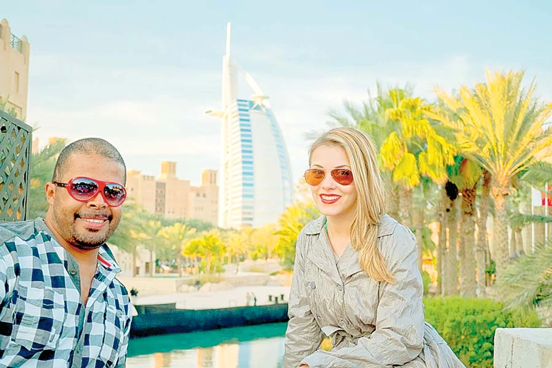 Andreea Ibacka în vacanţa din Dubai