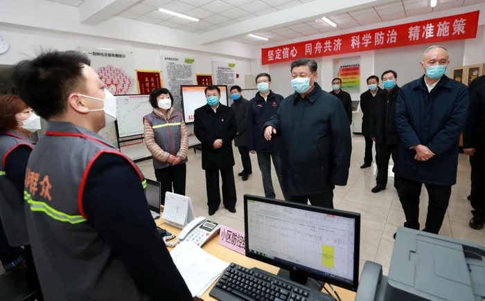 Xi Jinping la un spital din Beijing FOTO EPA-EFE