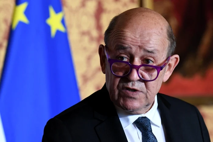 Ministrul francez de externe Jean-Yves Le Drian FOTO EPA-EFE