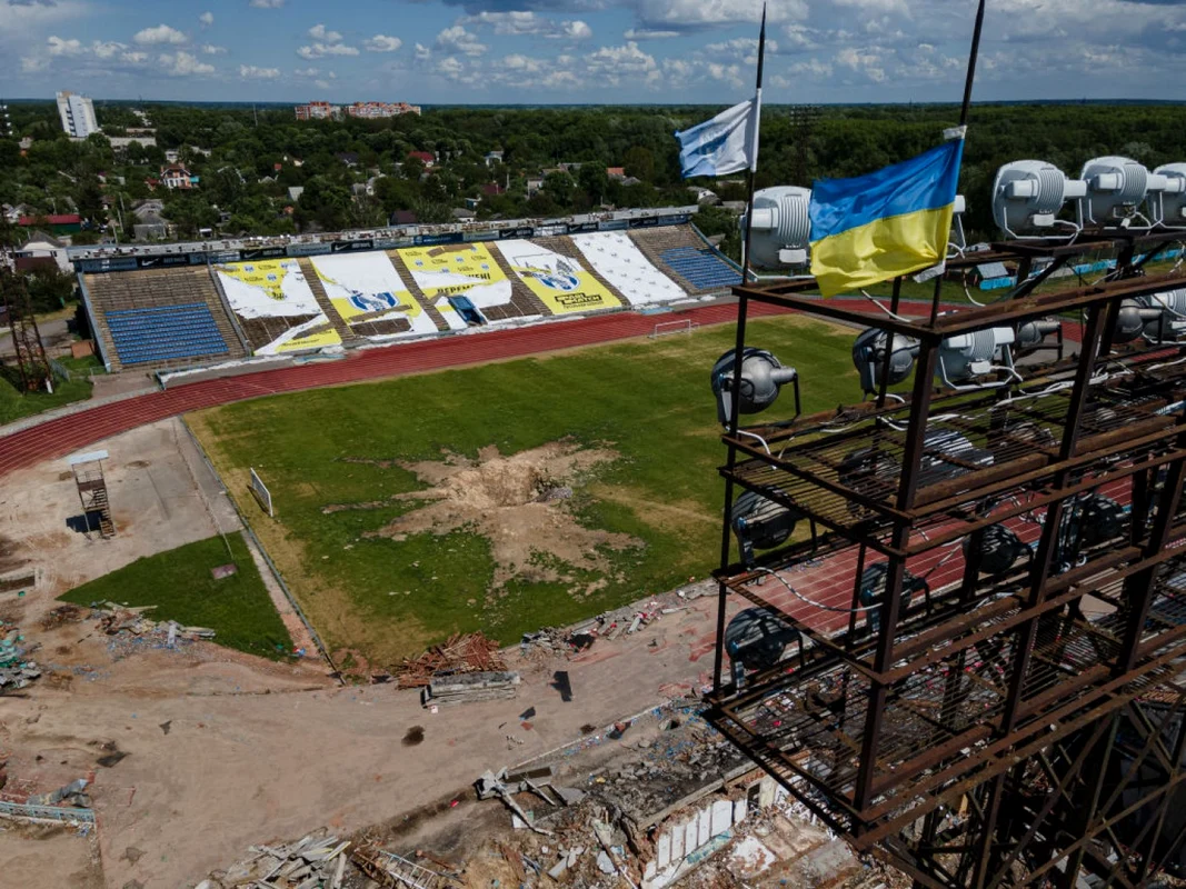 Razboi Rusia Ucraina oras Cernihiv distrugeri 28-29 mai 2022 FOTO Getty Images