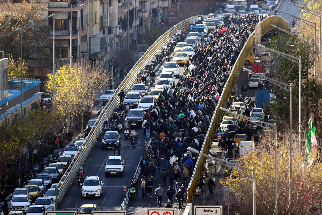 Proteste în Iran. FOTO EPA EFE
