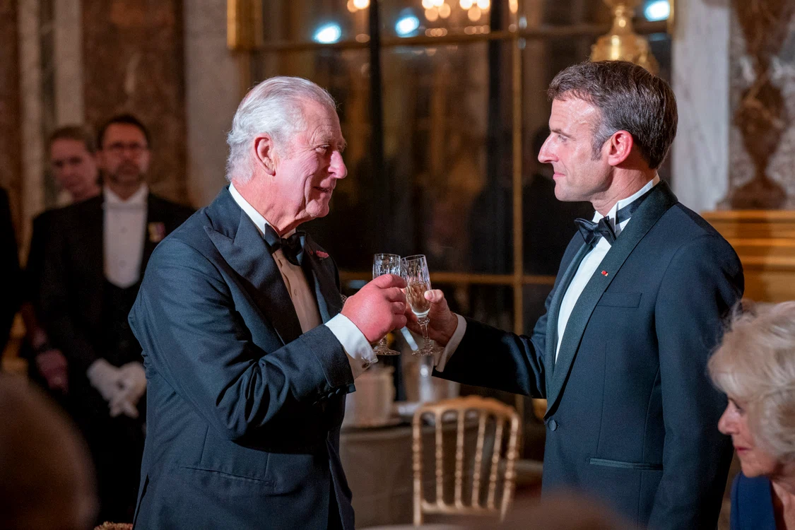 Regele Charles și Emmanuel Macron, Getty (4) jpg