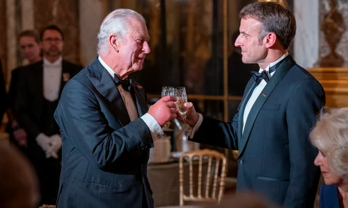 Regele Charles și Emmanuel Macron, Getty (4) jpg