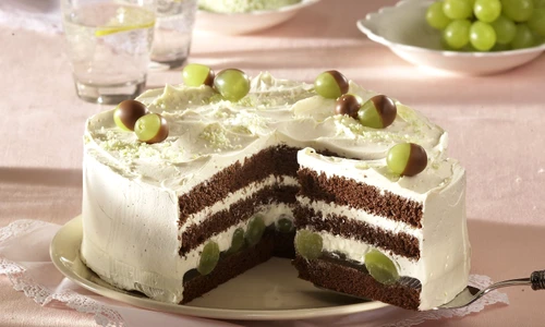Cake with Grape Wine (step by step) jpeg
