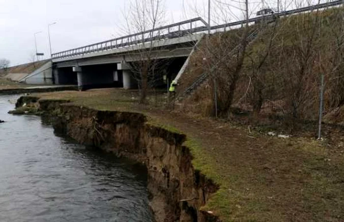 autostrada deva sibiu podul peste raul orastie surpari de mal foto drdp timisoara