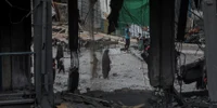 Atac israelian  Gaza City FOTO Profimedia jpg