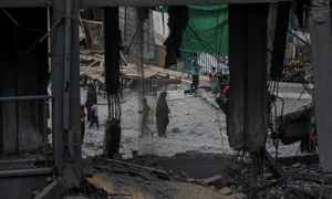 Atac israelian  Gaza City FOTO Profimedia jpg