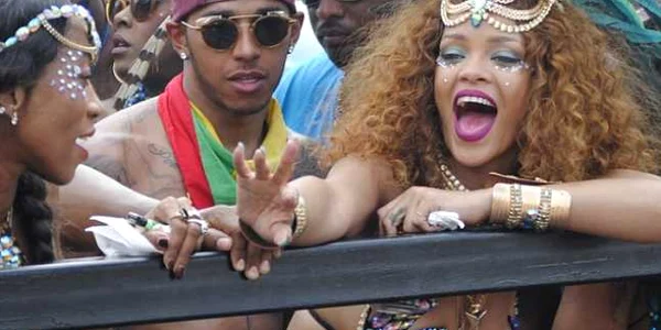 rihanna si lewis hamilton foto daily mail