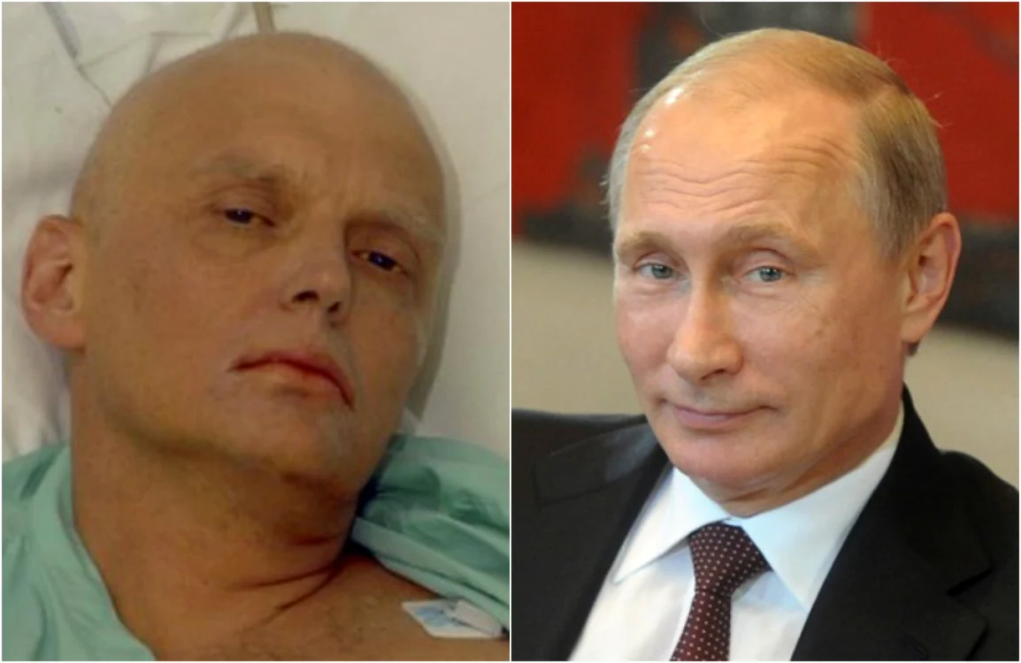 Moartea lui Aleksandr Litvinenko (stânga) este pusă în responsabilitatea directă a lui Vladimir Putin