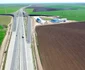 Nodul rutier Poiana de pe A4 Agigea-Ovidiu - unic în România singurul giratoriu suspendat peste o autostradă Sursa Facebook Asociaţia Pro Infrastructură