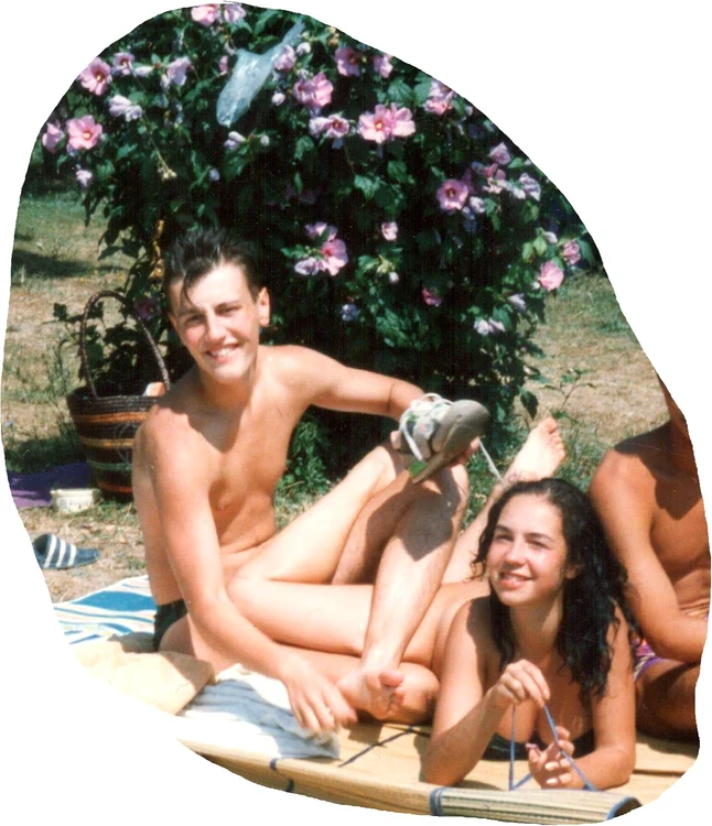 Călin Geambașu și Cristina Uta, în vacanță la mare, pe vremea când formau un cuplu, la ”Școala Vedetelor”