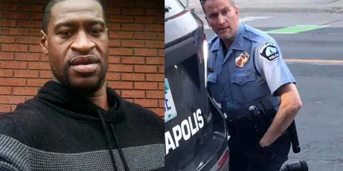  George Floyd şi poliţistul Derek Chauvin 