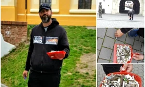 A renunţat la multinaţională pentru a strânge mucuri de ţigară din Alba Iulia  Povestea lui Cristian Kalanyos jpeg