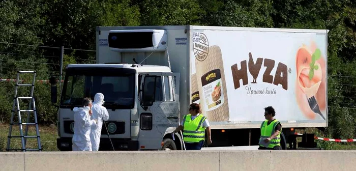 Imigranţi morţi camion Austria. FOTO AP