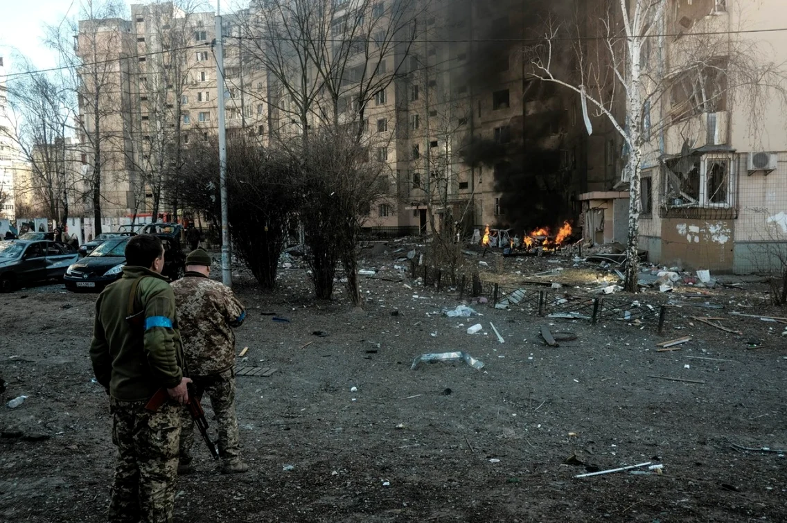 Război în Ucraina 20-21 martie 2020 distrugeri refugiati tanc rusi FOTO Profimedia