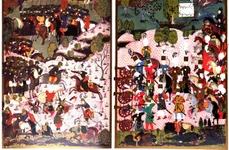 Bătălia de la Mohacs. Ilustrație otomană din „Suleymanname: Istoria ilustrată a lui Süleyman Magnificul”, din 1558 