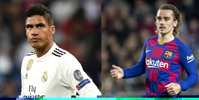 Varane (în stânga imaginii)şi Griezmann au jucat pentru Franţa, la Piatra Neamţ FOTO Dan Sofronia