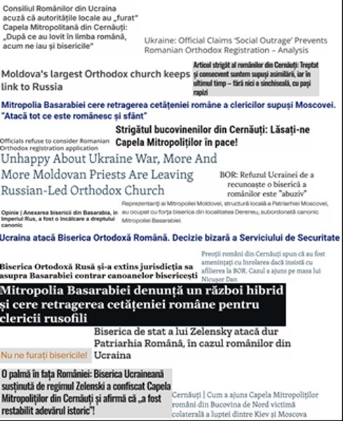 Românii între rusificare și „ucrainizare ofensivă” prin biserica Moscovei și a Kievului. Cum se poate remedia asta?