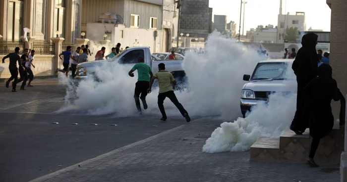 Protest împotriva guvernului de la Bahrein FOTO Reuters