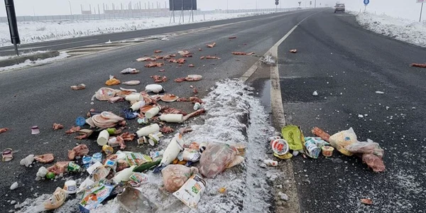 carbe de porc pe soseaua alexandriei foto facebook alexandria