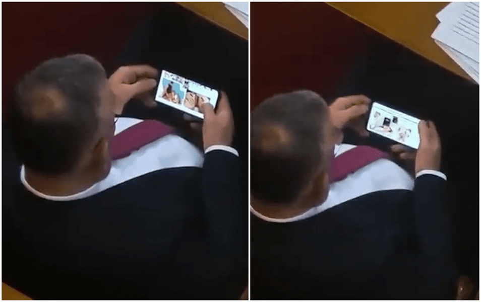 Un deputat sârb a demisionat după ce a fost surprins uitându-se la filme porno în Parlament VIDEO