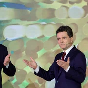 Crin Antonescu și Nicușor Dan FOTO Inquam Photos / Octav Ganea