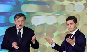 Crin Antonescu și Nicușor Dan FOTO Inquam Photos / Octav Ganea