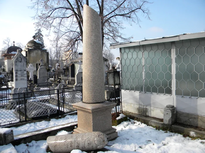 Povestea monumentului funerar al familiei Hogaş este foarte controversată. FOTO Dana Mihai