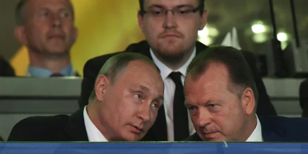 Marius Vizer si Vladimir Putin FOTO AFPA 
