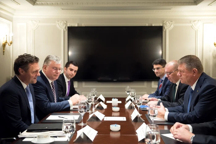 Klaus Iohannis la New York intalnire cu reprezentanti ai unorinvestitori internationali si banci FOTO presidency.ro
