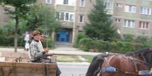 Reşiţa: Circula cu căruţa nesemnalizată
