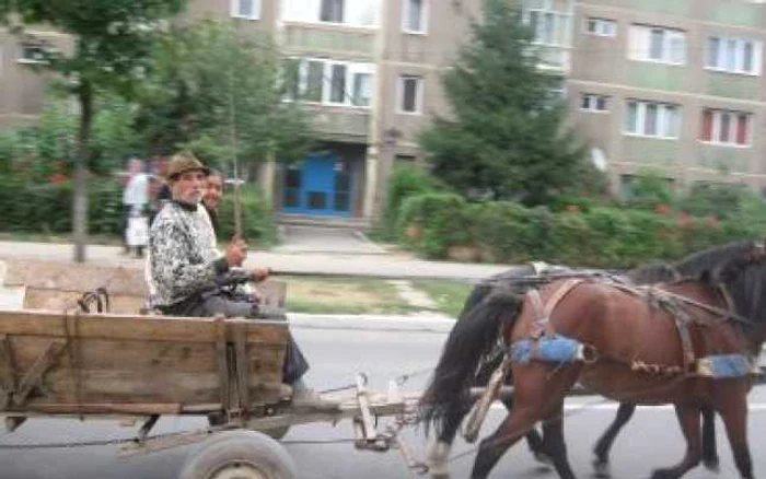 Reşiţa: Circula cu căruţa nesemnalizată