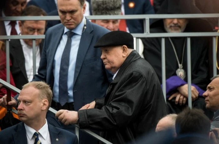 Mihail Gorbaciov, în 2019, la parada militara organizată de Ziua Victoriei în Piaţa Roşie din Moscova Foto AFP