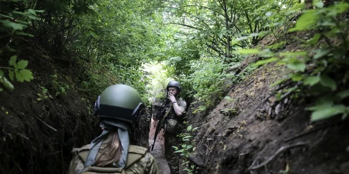 Razboi Rusia Ucraina satul Zaytseve din regiunea Donetk distrugeri soldati ucrainieni 29  30 mai 2022 FOTO EPA-EFE